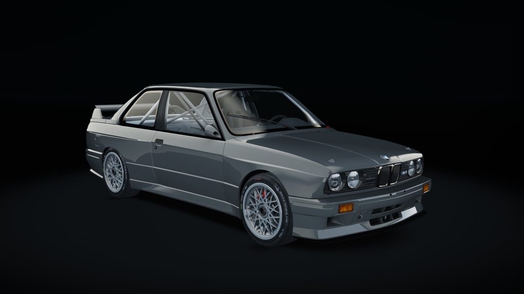 BMW M3 E30 Group A, skin Nogaro_Silver_metallic