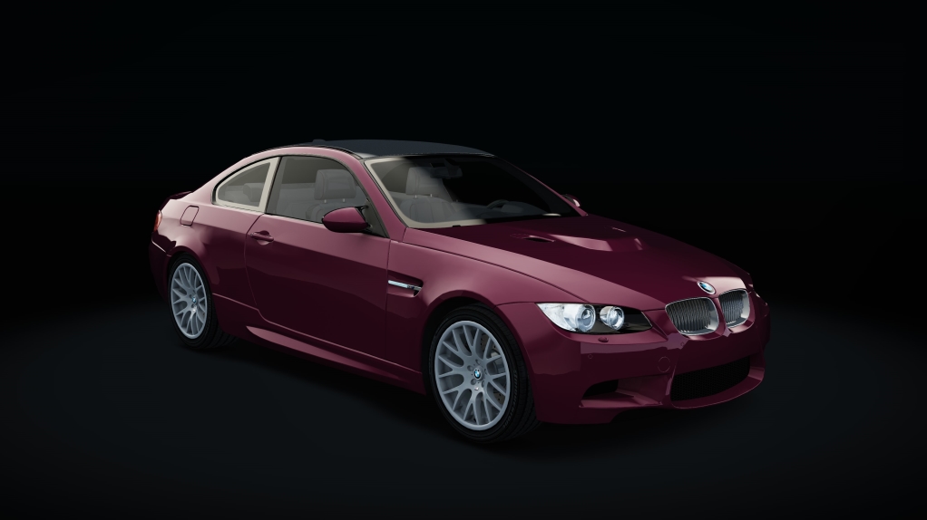 BMW M3 E92, skin Barbera_Red