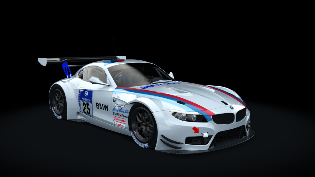 BMW Z4 GT3, skin Full BMW MPower