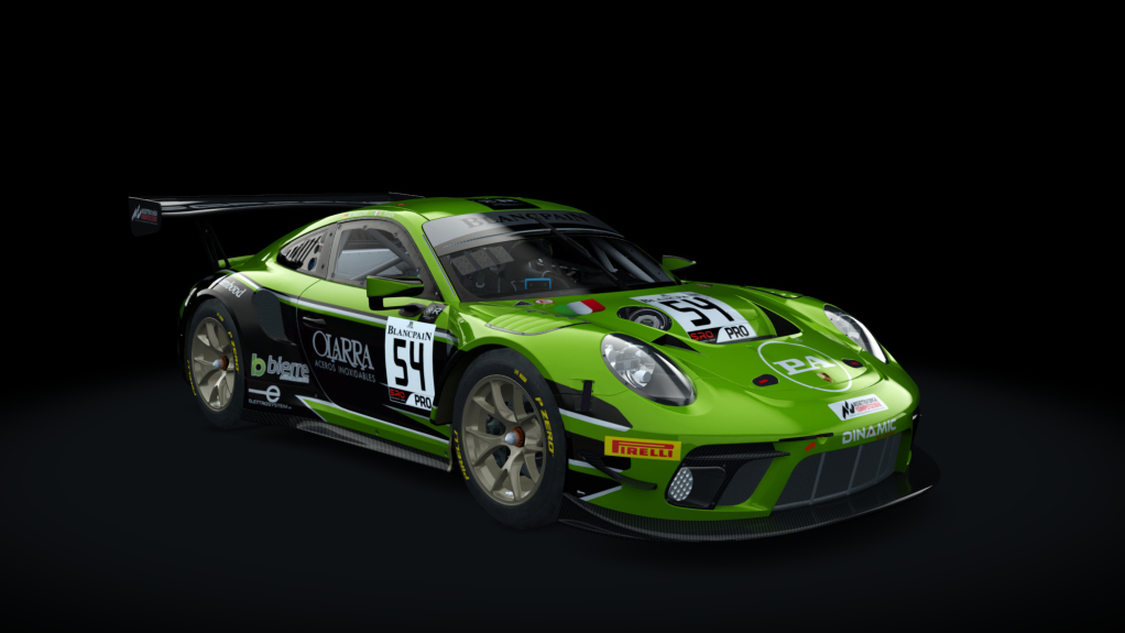 Porsche 911 GT3 R 2019 (991.2) Endurance, skin dinamic_54_sprint_2019