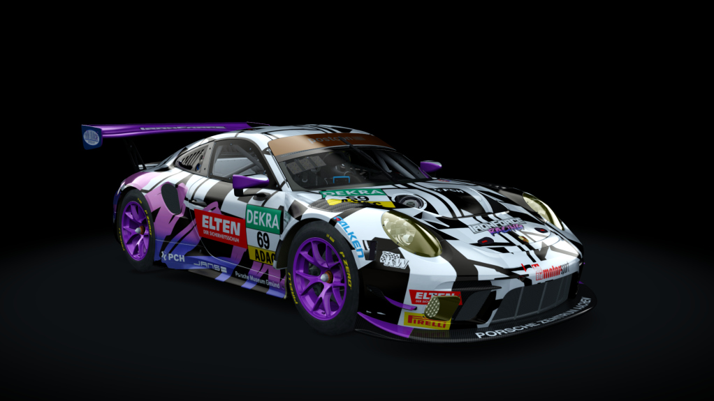 Porsche 911 GT3 R 2019 (991.2) Endurance, skin iron_force_racing_69_gt_masters_2019