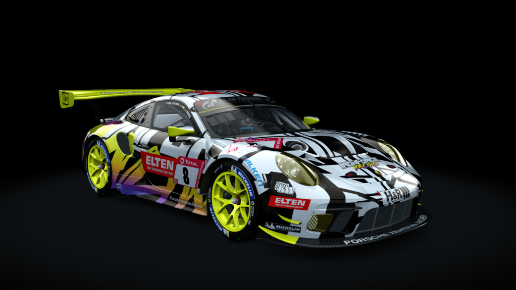 Porsche 911 GT3 R 2019 (991.2) Endurance, skin iron_force_racing_8_n24h_2019