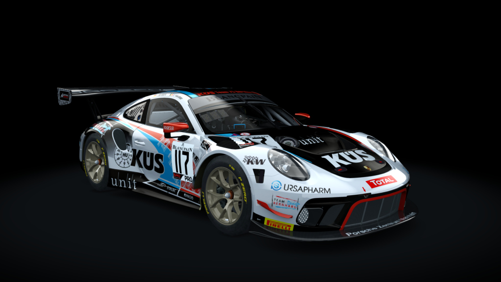 Porsche 911 GT3 R 2019 (991.2) Endurance, skin kus_team75_117_spa_24h_2019