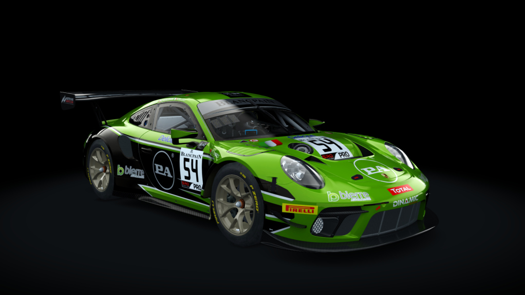 Porsche 911 GT3 R 2019 (991.2) Endurance Patacuack, skin dinamic_54_spa_24h_2019