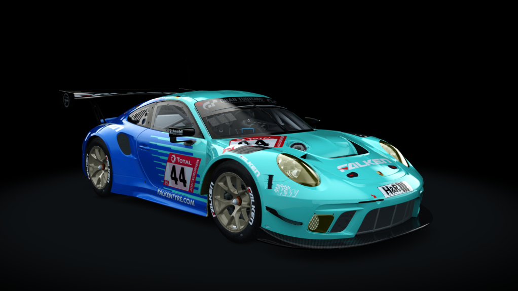 Porsche 911 GT3 R 2019 (991.2) Endurance Patacuack, skin falken_motorsport_n24h_4_2019