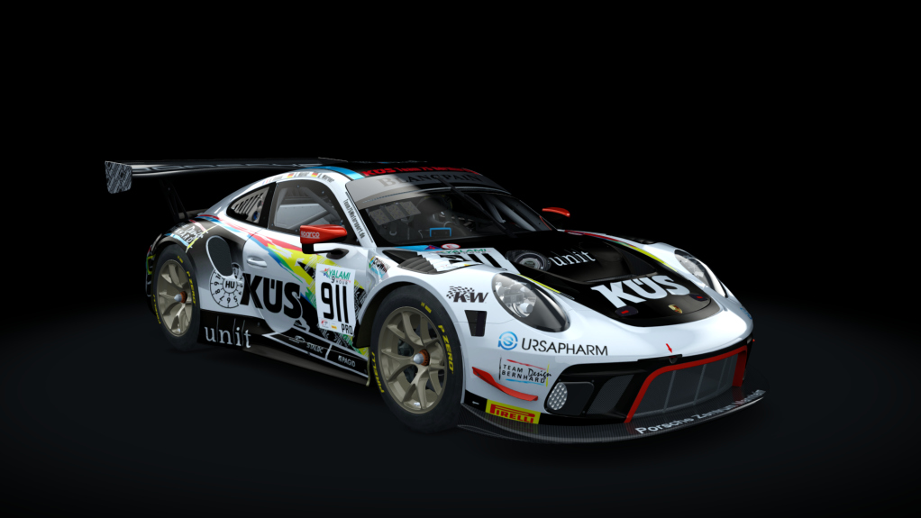 Porsche 911 GT3 R 2019 (991.2) Endurance Patacuack, skin kus_team75_911_kyalami_9h_2019