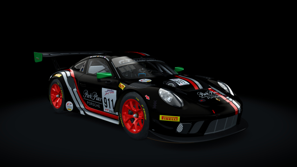 Porsche 911 GT3 R 2019 (991.2) Endurance Patacuack, skin park_place_911_california_8h_2019