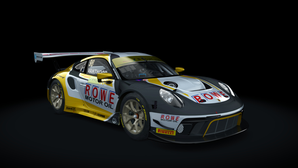 Porsche 911 GT3 R 2019 (991.2) Endurance Patacuack, skin rowe_racing_98_macau_2019