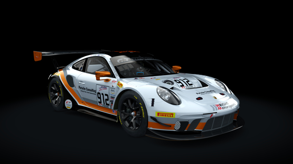 Porsche 911 GT3 R 2019 (991.2) Endurance Patacuack, skin wright_912_california_8h_2019