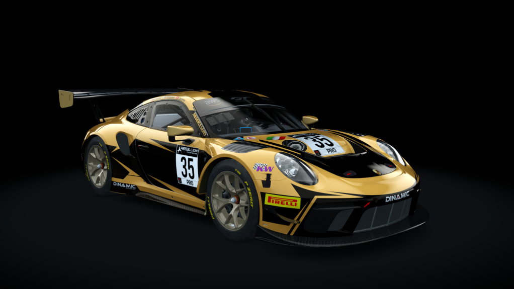 Porsche 911 GT3 R 2019 (991.2) Sprint, skin dinamic_35_gtwc_2020