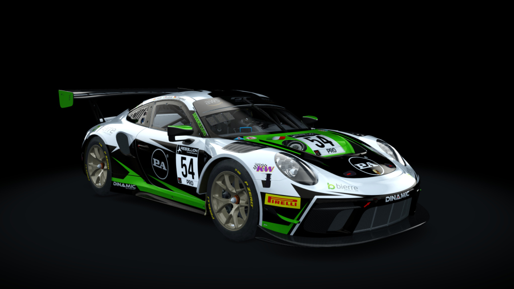 Porsche 911 GT3 R 2019 (991.2) Sprint, skin dinamic_54_gtwc_2020