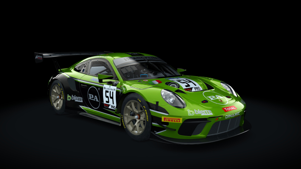 Porsche 911 GT3 R 2019 (991.2) Sprint, skin dinamic_54_spa_24h_2019