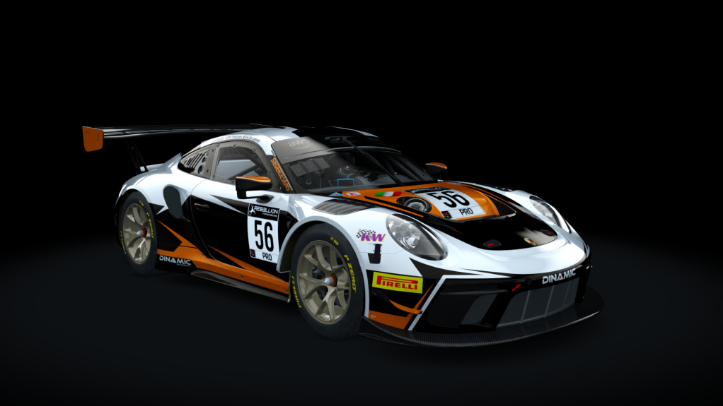 Porsche 911 GT3 R 2019 (991.2) Sprint, skin dinamic_56_gtwc_2020