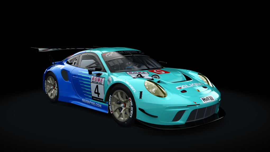 Porsche 911 GT3 R 2019 (991.2) Sprint, skin falken_motorsport_vln_4_2019