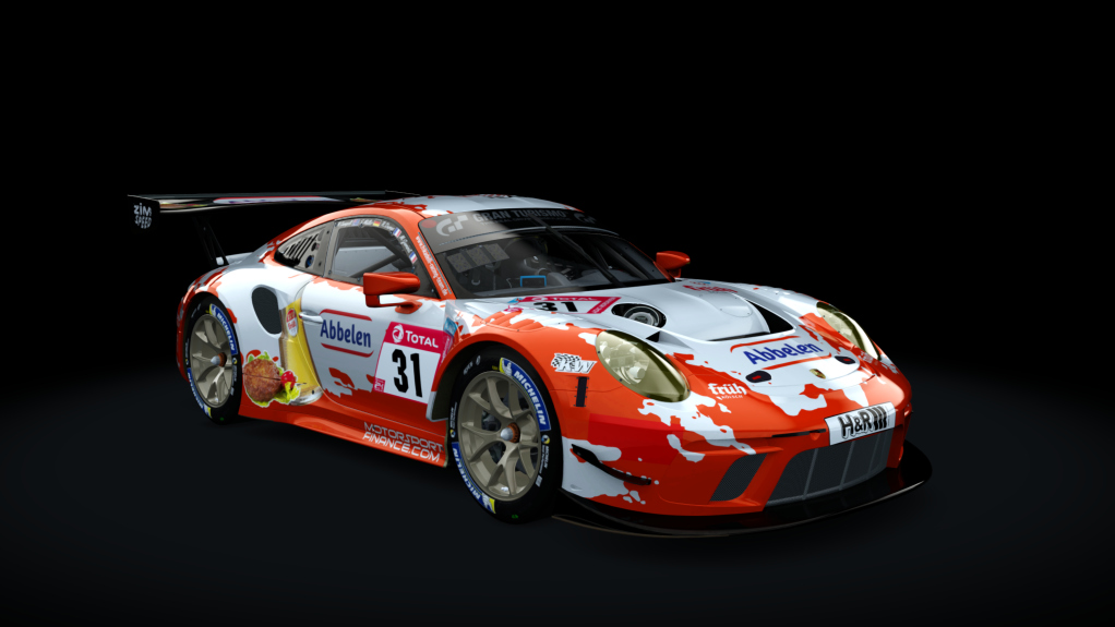 Porsche 911 GT3 R 2019 (991.2) Sprint, skin frikadelli_31_24h_Nürburgring