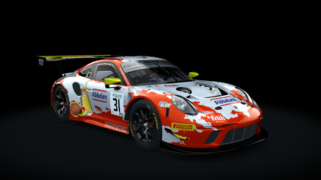 Porsche 911 GT3 R 2019 (991.2) Sprint, skin frikadelli_31_kyalami_9h_2019