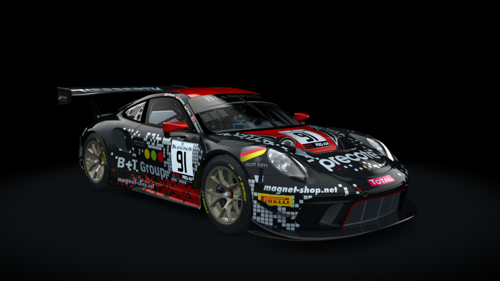 Porsche 911 GT3 R 2019 (991.2) Sprint, skin herberth_91_spa_24h_2019