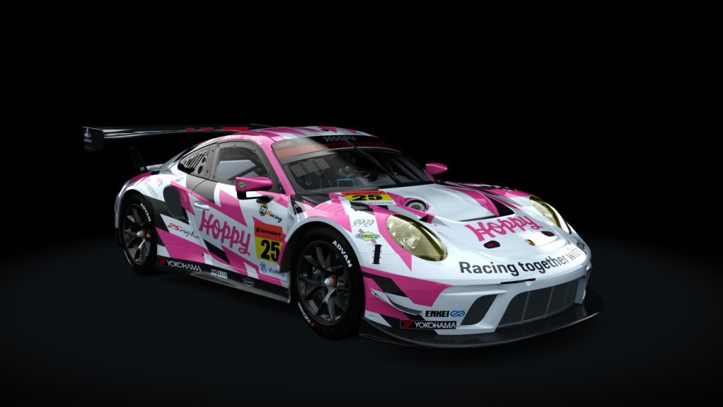 Porsche 911 GT3 R 2019 (991.2) Sprint, skin hoppy_team_tsuchiya_25_gt300_2020