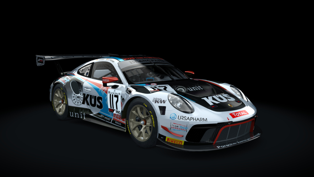 Porsche 911 GT3 R 2019 (991.2) Sprint, skin kus_team75_117_spa_24h_2019