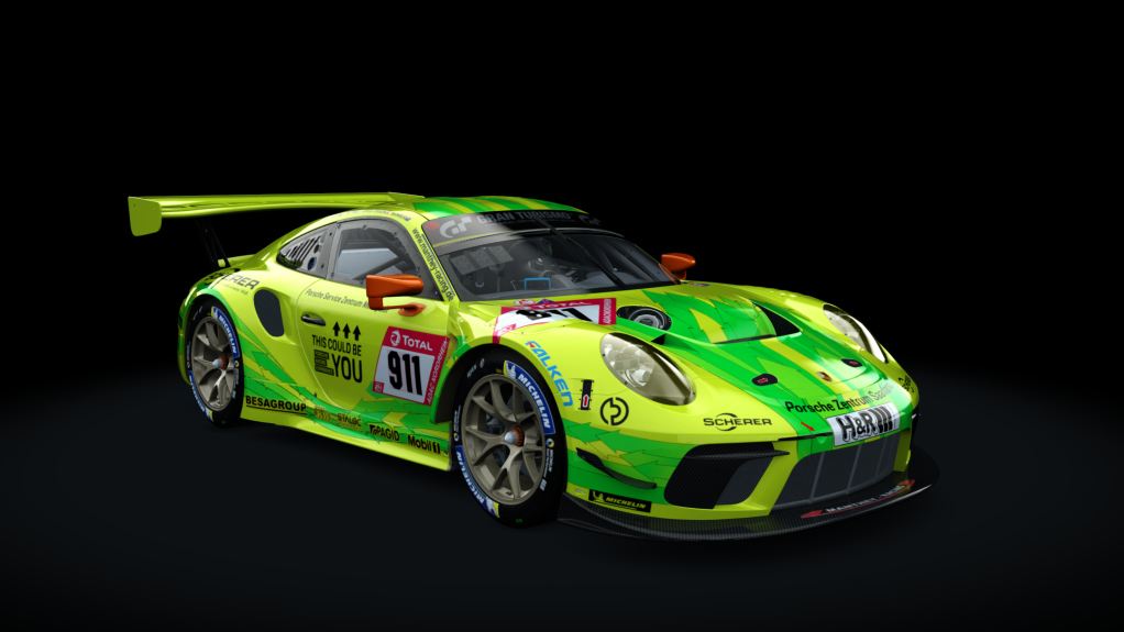 Porsche 911 GT3 R 2019 (991.2) Sprint, skin manthey_grello_911_n24h_2019
