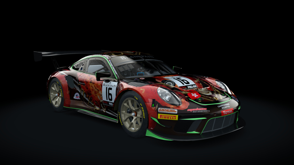 Porsche 911 GT3 R 2019 (991.2) Sprint, skin modena_16_spa_24h_2019