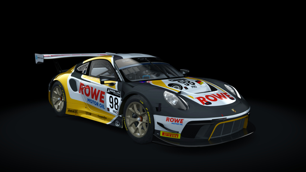 Porsche 911 GT3 R 2019 (991.2) Sprint, skin rowe_98_gtwc_2020