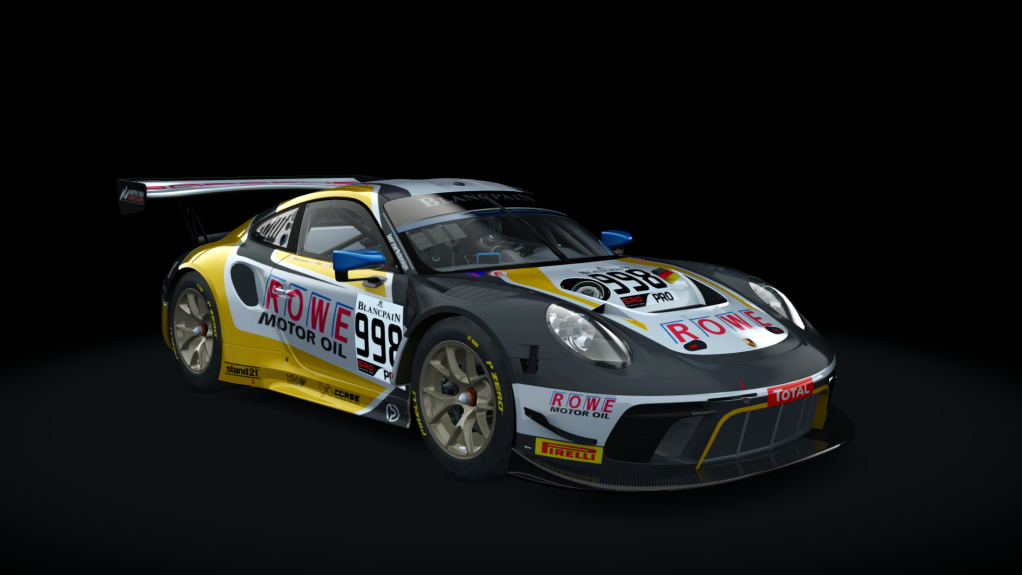 Porsche 911 GT3 R 2019 (991.2) Sprint, skin rowe_998_spa_24h_2019