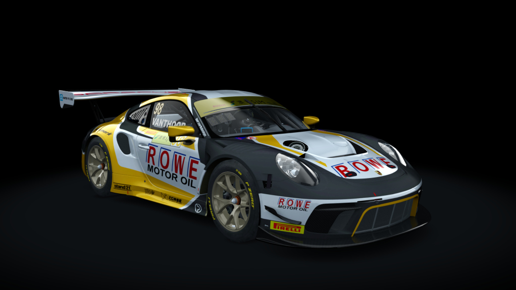 Porsche 911 GT3 R 2019 (991.2) Sprint, skin rowe_racing_98_macau_2019