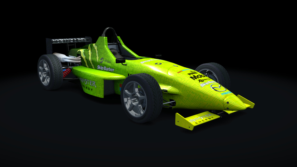 Skip Barber Formula 2000 Regional, skin Monster Energy