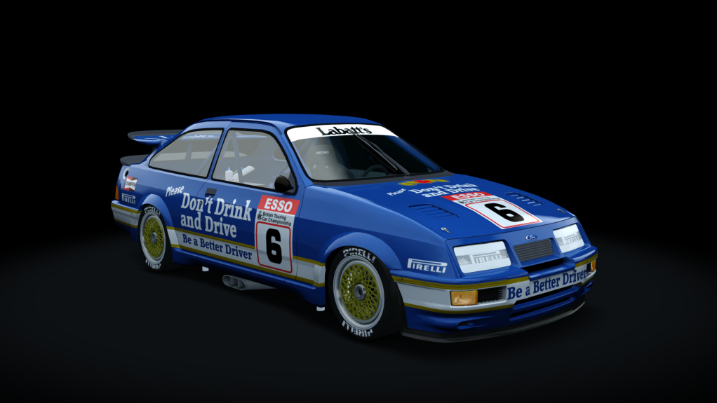 Sierra RS500 BTCC, skin 89btcc_006_bristow