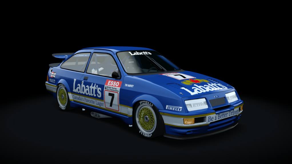 Sierra RS500 BTCC, skin 89btcc_007_harvey