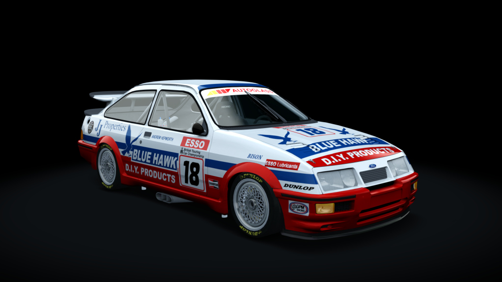 Sierra RS500 BTCC, skin 89btcc_018_hepworth
