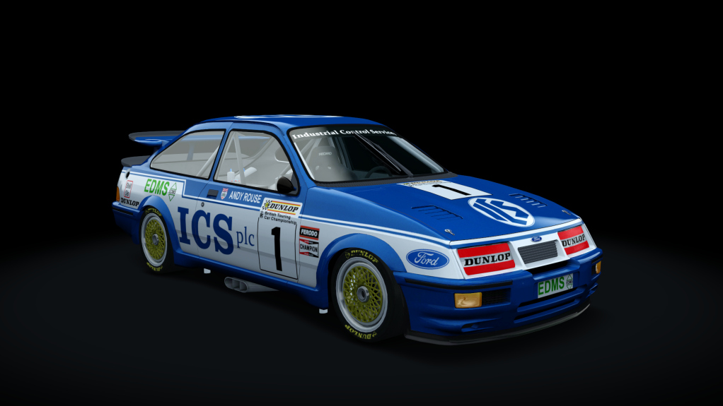 Ford Sierra RS500 DTM 90s, skin 87btcc_001_rouse