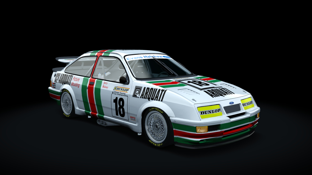 Ford Sierra RS500 DTM 90s, skin 87btcc_018_mahony