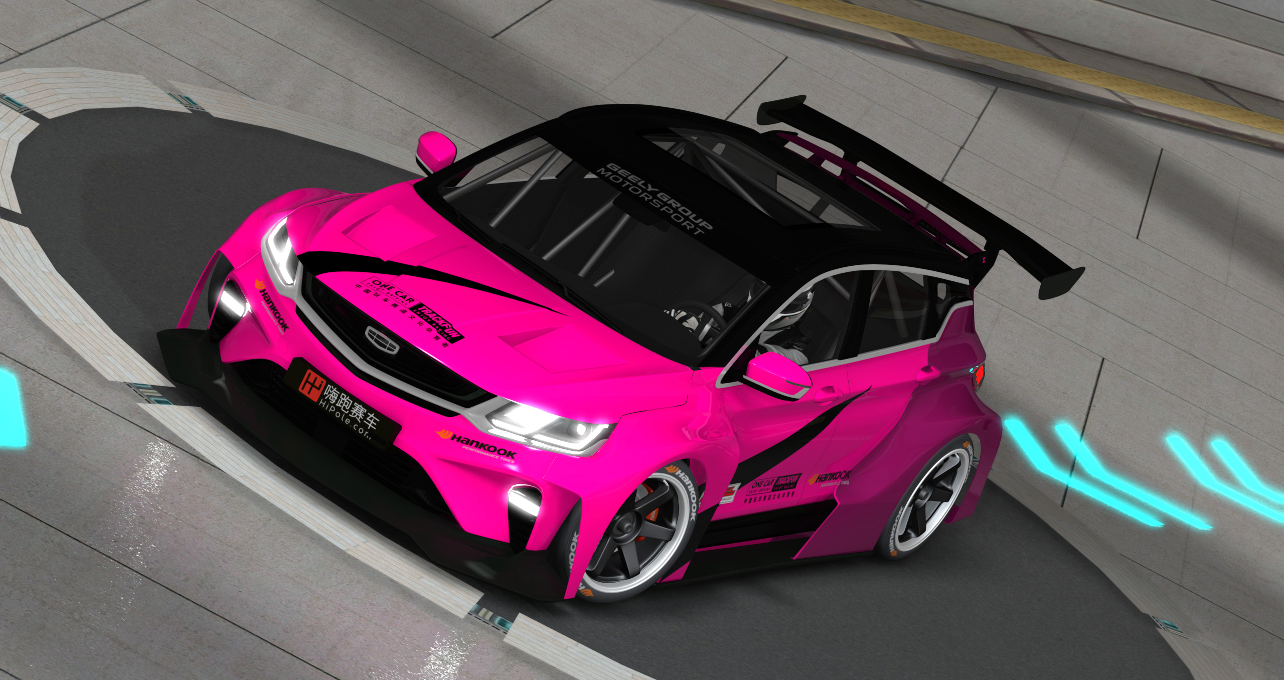 Geely BinYue GSC Racing Concept, skin sl-pink-black