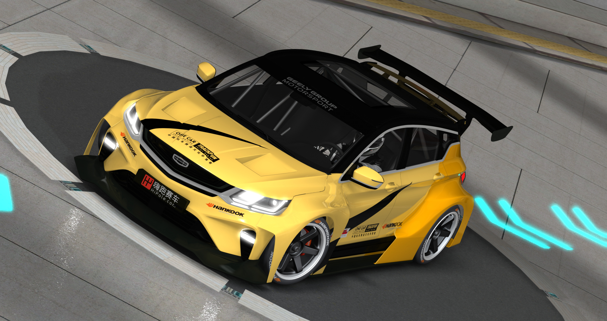 Geely BinYue GSC Racing Concept, skin sl-yellow-black