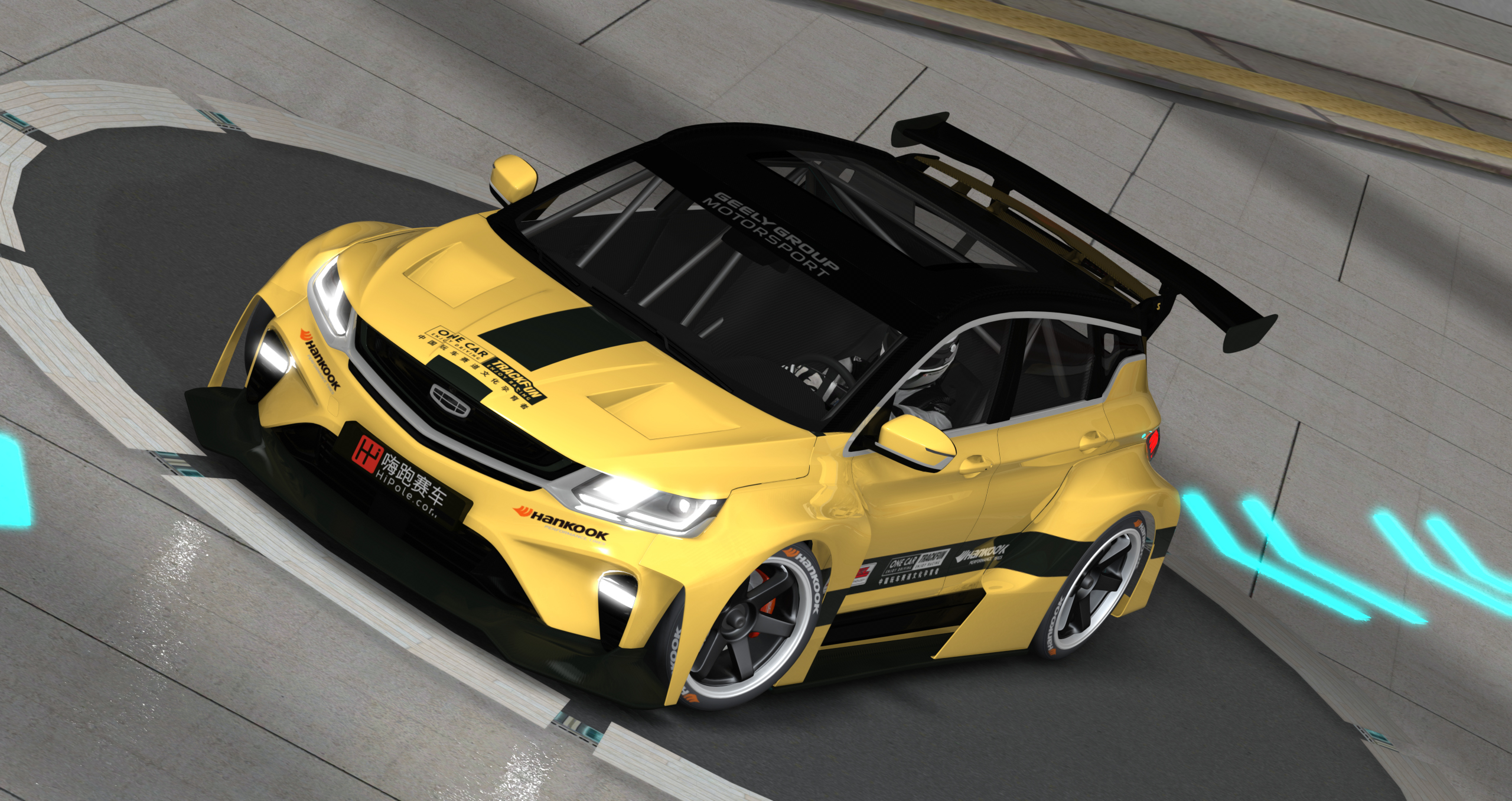 Geely BinYue GSC Racing Concept, skin st-yellow-black