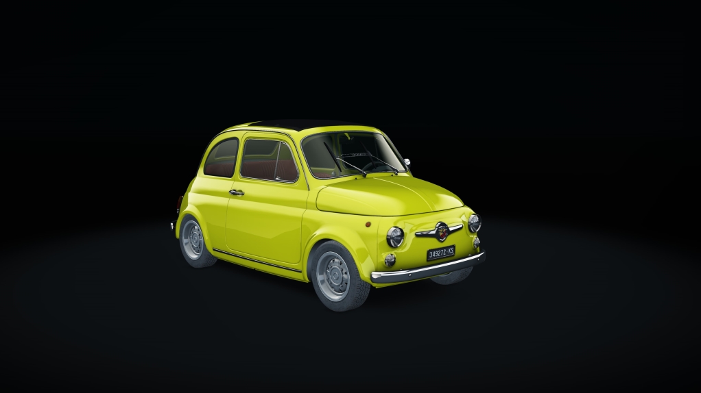 Abarth 595 SS Step 1, skin yellow