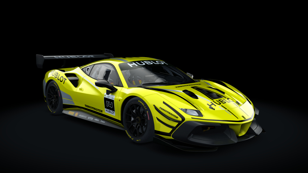 Ferrari 488 Challenge Evo, skin 14_giallo_modena