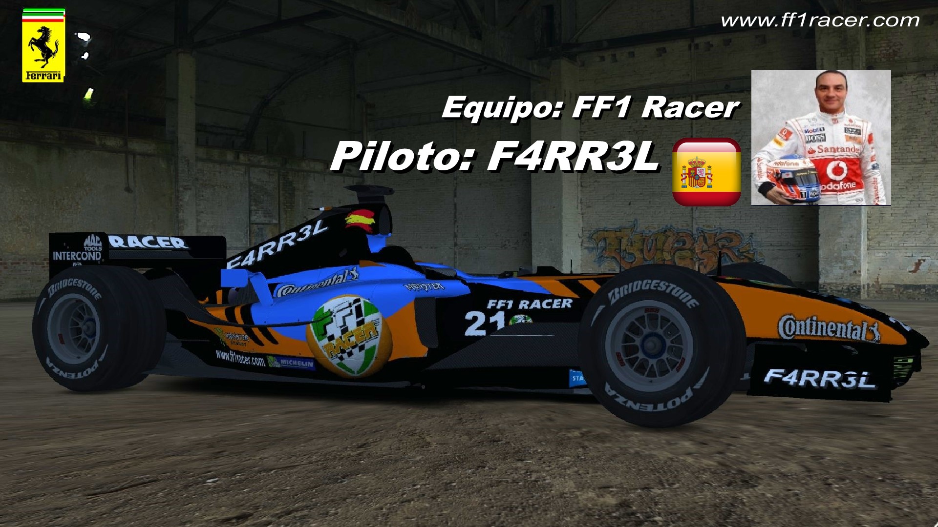 Ferrari F2004, skin 21_Team_FF1_Racer