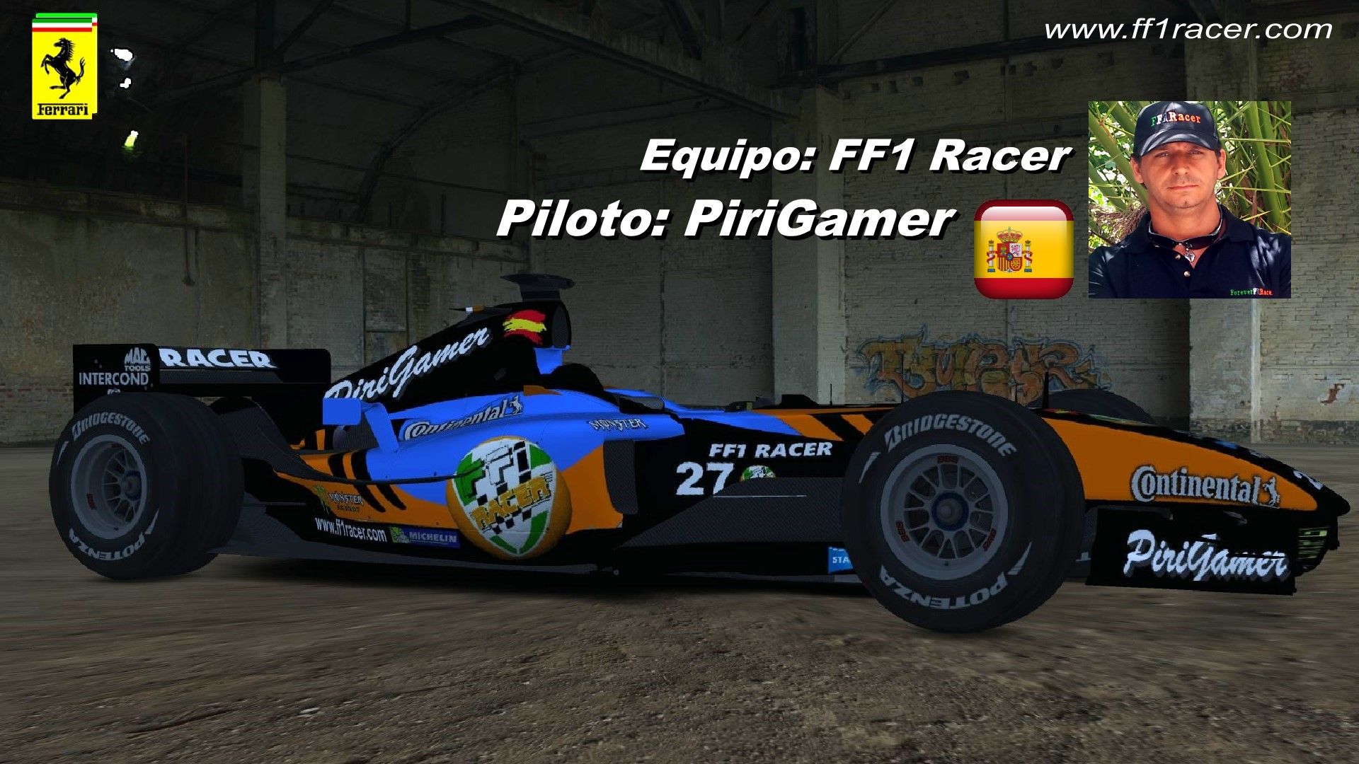 Ferrari F2004, skin 27_Team_FF1_Racer