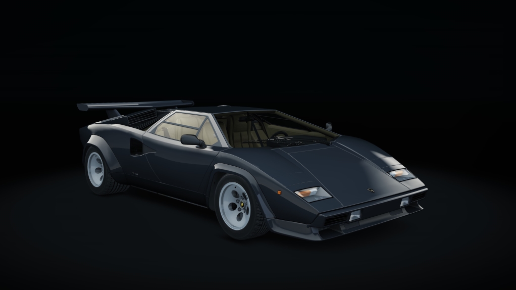 Lamborghini Countach, skin canna_fucile_metal