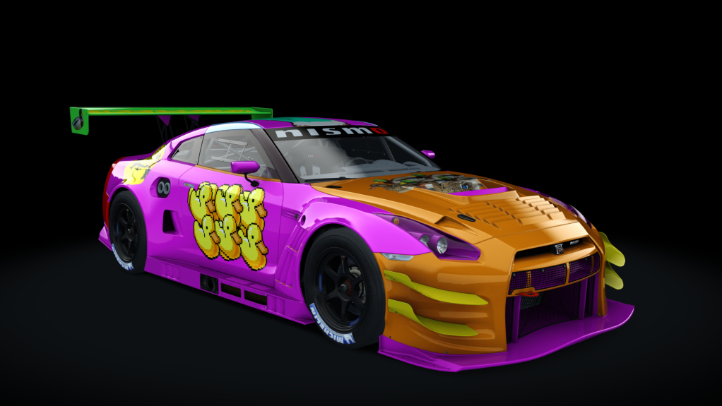 Nissan GT-R GT3, skin jocaru