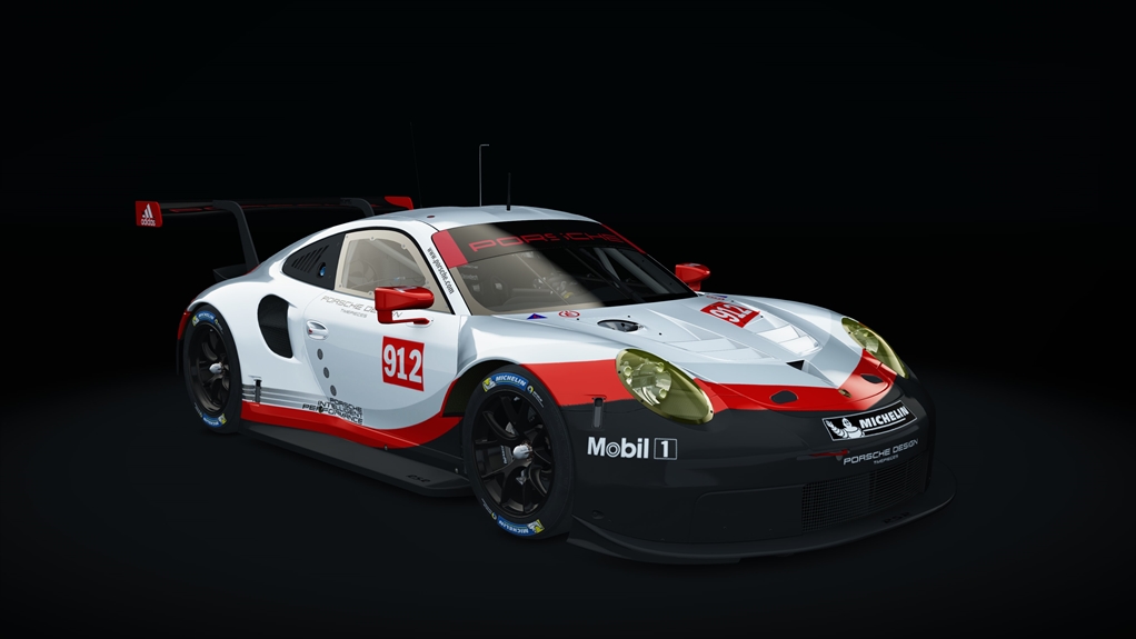 Porsche 911 RSR 2017 pata, skin 02_racing_912