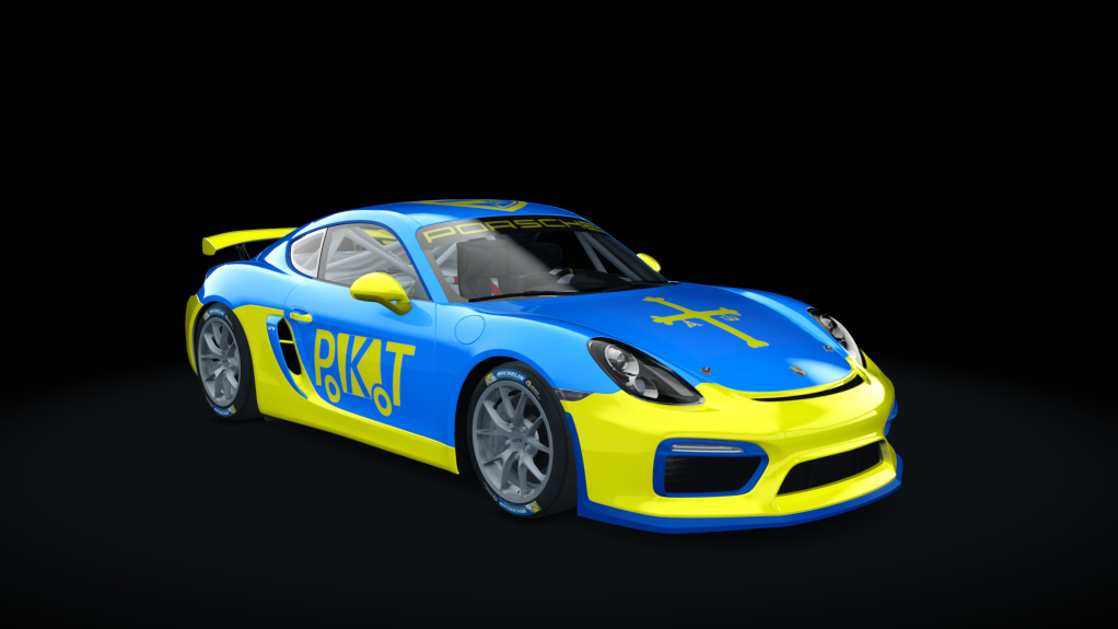 Porsche Cayman GT4 Clubsport, skin AMV