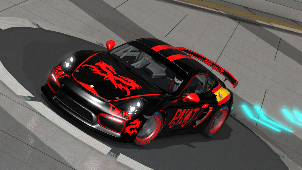 Porsche Cayman GT4 Clubsport, skin Zokult