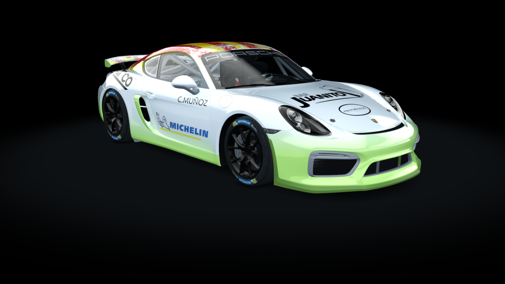 Porsche Cayman GT4 Clubsport, skin porsche_chechu