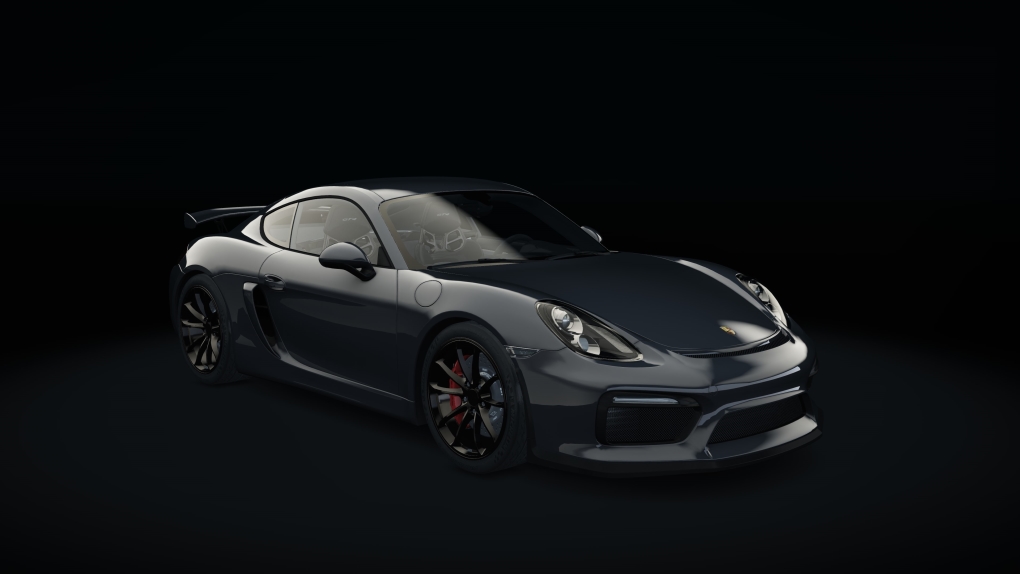 Porsche Cayman GT4, skin 01_agate_grey_metallic