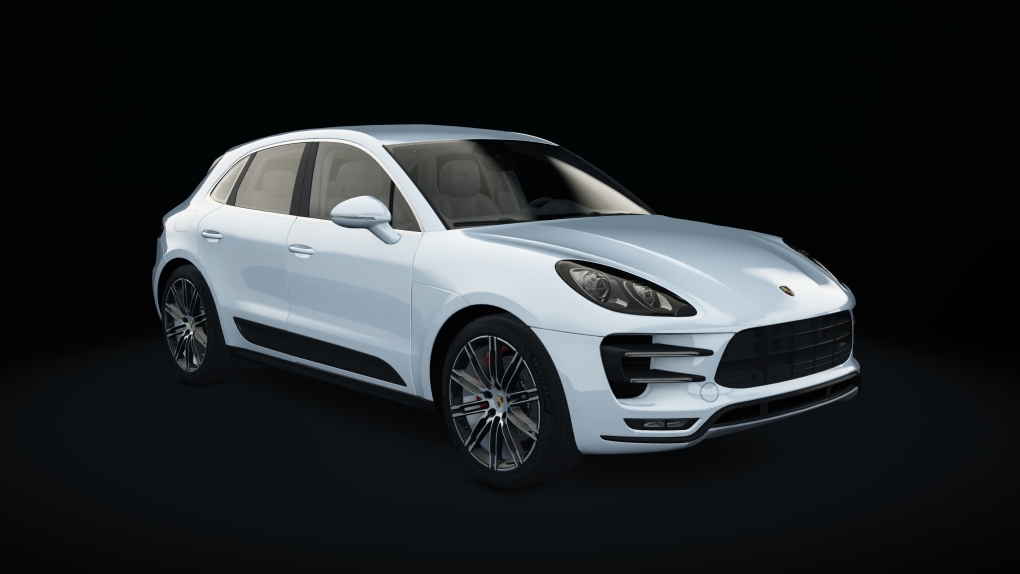 Porsche Macan Turbo, skin 02_white