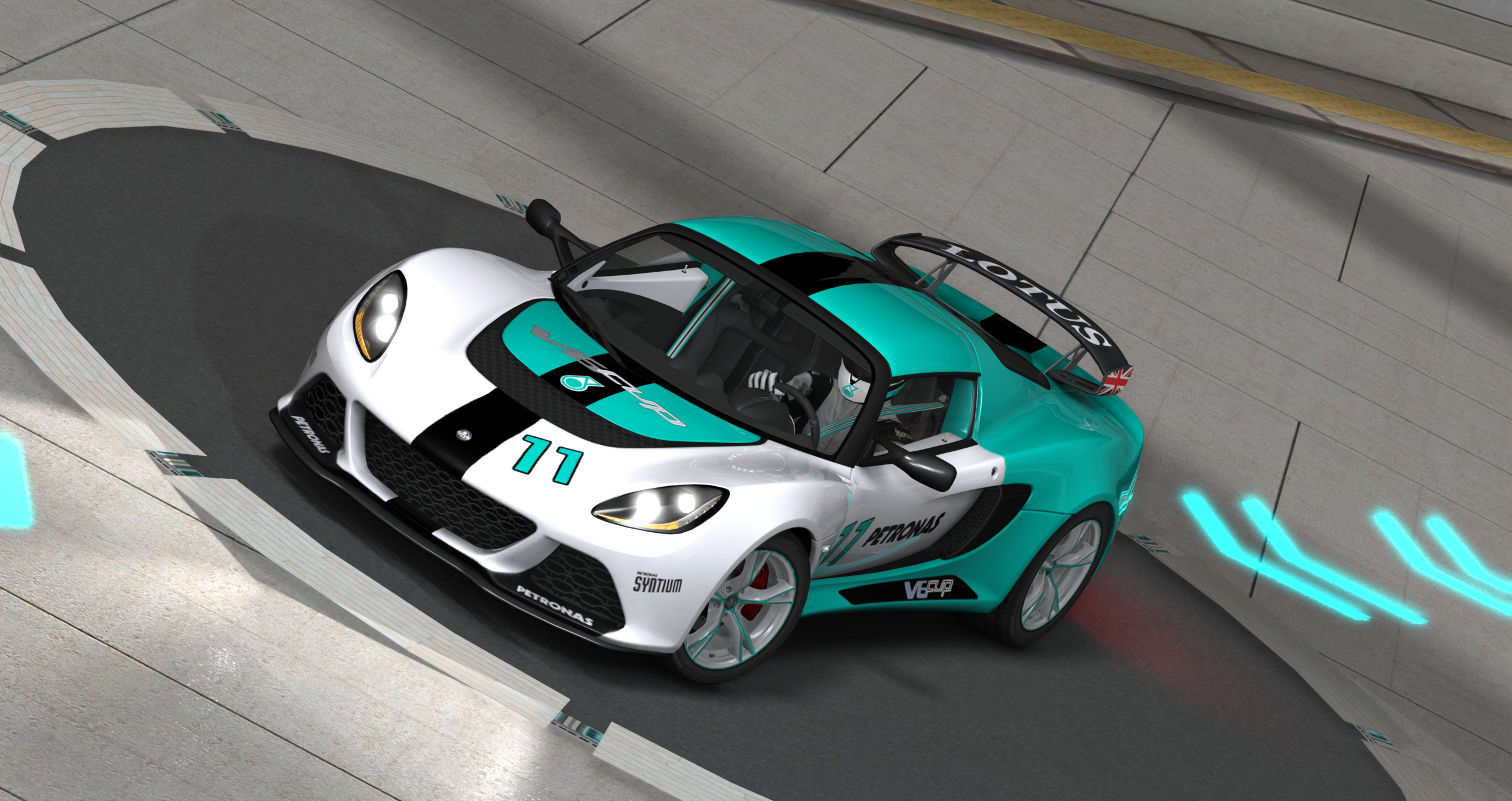 Lotus Exige V6 CUP, skin BiART_11_Petronas_Cup